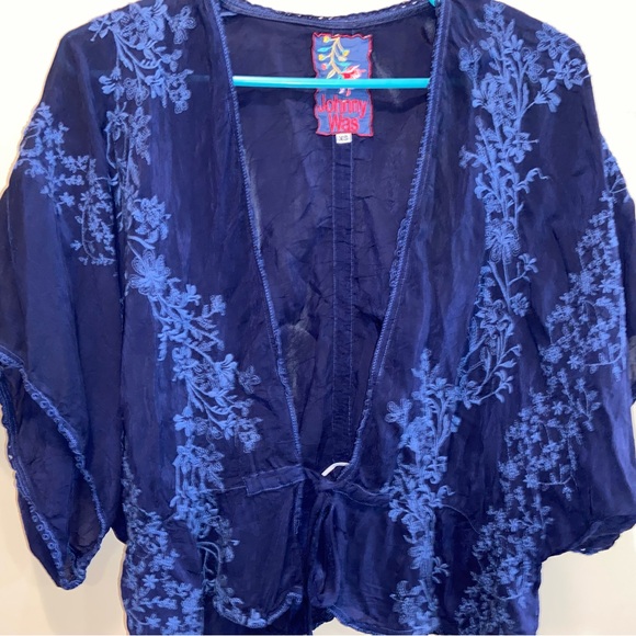 Johnny Was Tops - Johnny Was kimono size xs